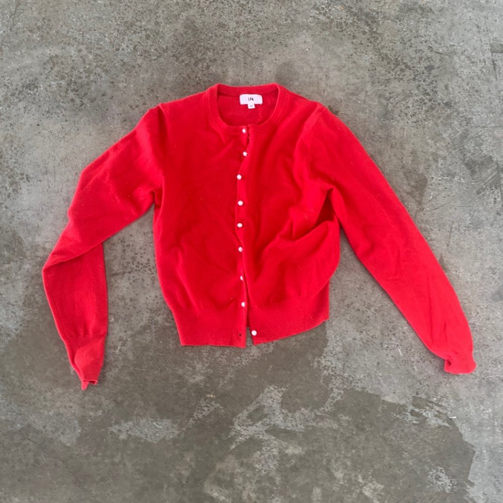 LPA BRAND NEW RED CARDIGAN